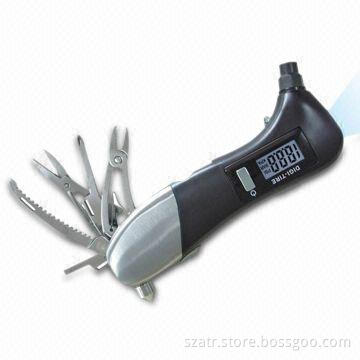 Multifunction Tire Gauge with LCD Digital Display